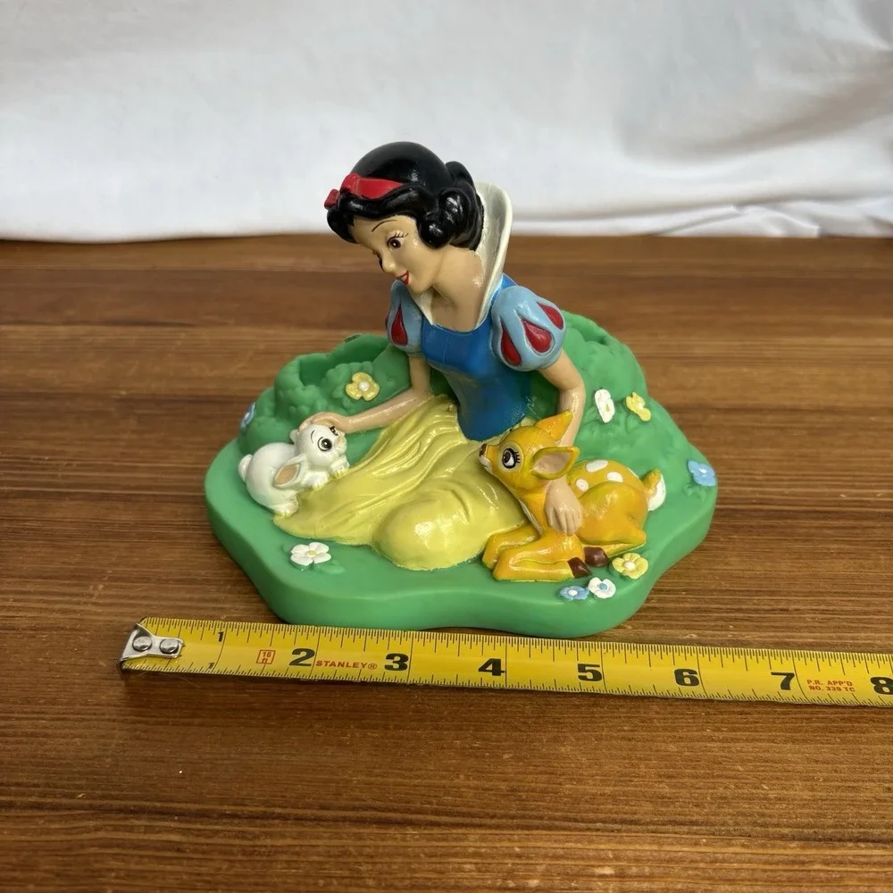 1993 Disney Snow White Floating Soap Dish Vintage Kid Care Tsumura Bunny Deer